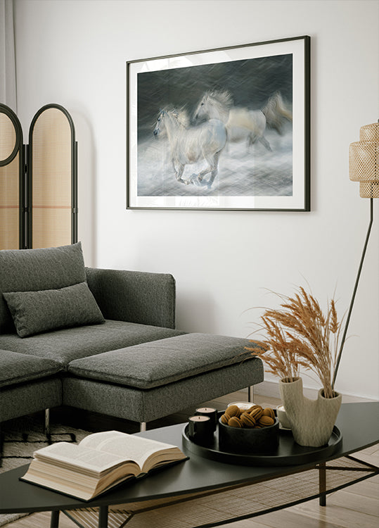 gallop in a duel Plakat - Posterbox