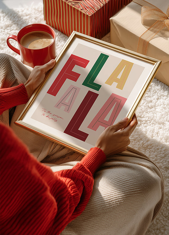 FaLaLa Weihnachtszeitplakat