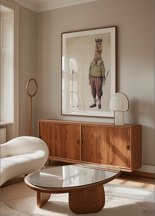 Poster zum Alpaka-Golfclub