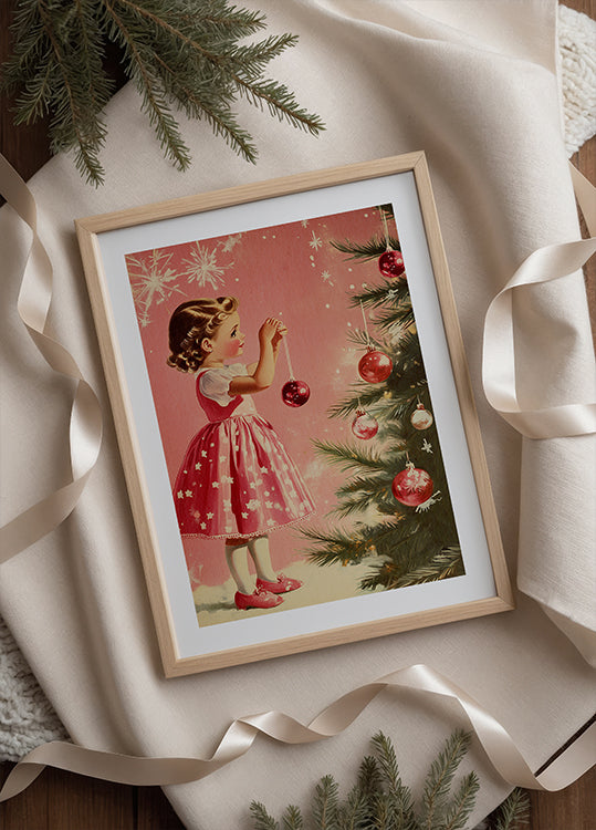 Mädchen mit Kugeln Poster