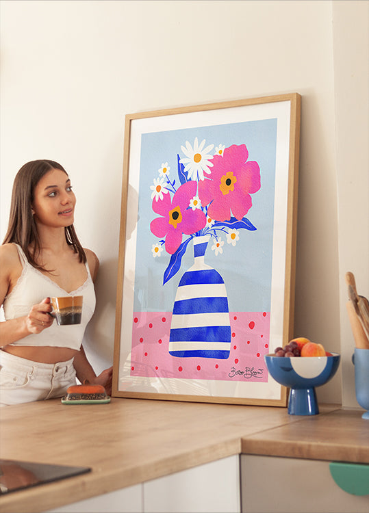 Maximalistische Blumenvase