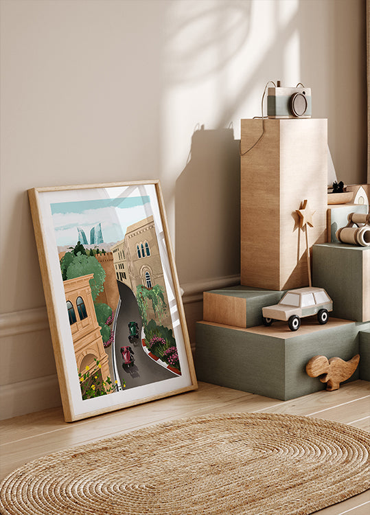 Baku Aserbaidschan Poster