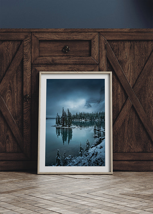 Ein stimmungsvolles Morgenposter