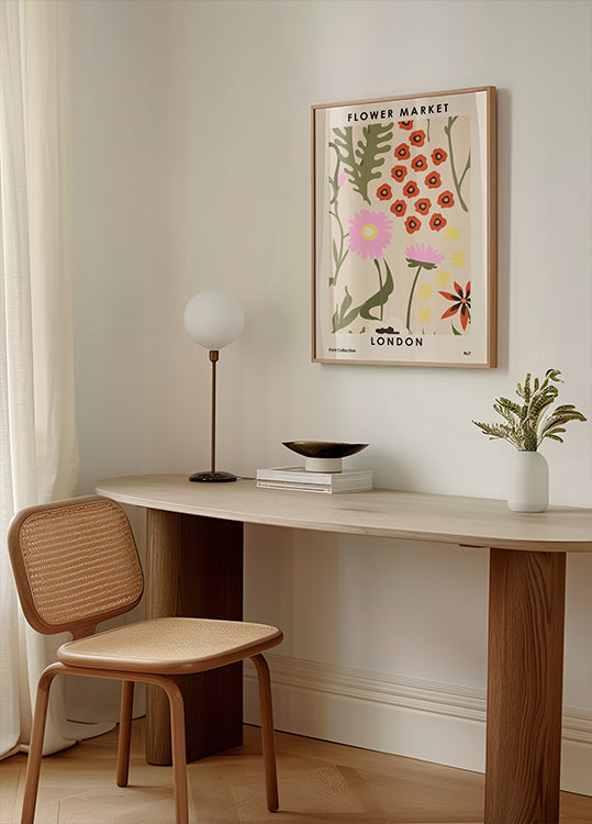 Blumenmarkt-London-Plakat