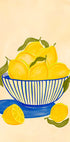Bowl Of Vibrant Yellow Lemons Plakat - Posterbox