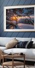 Yellow Mountain and Strange Pine after Snow Plakat - Posterbox