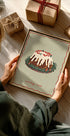 Christmas cake. Holiday Taste Plakat - Posterbox