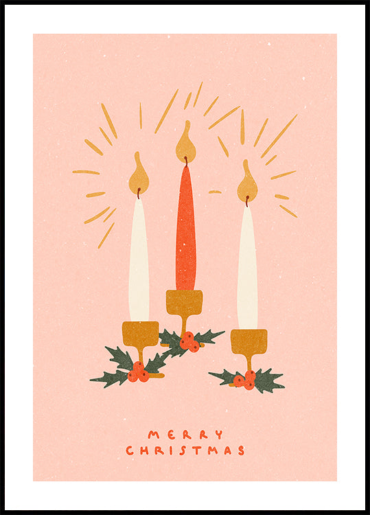 Christmas Candles Plakat - Posterbox