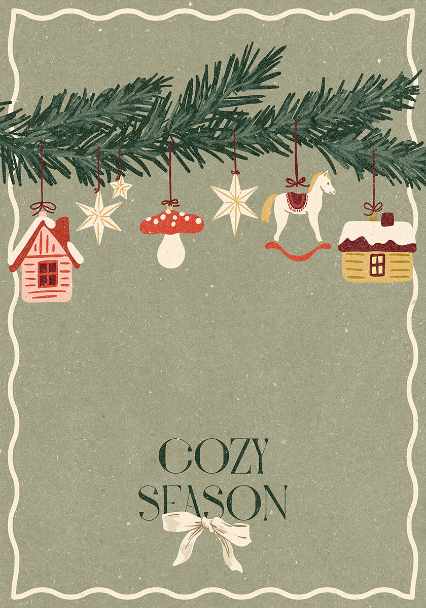 Toys on the Christmas tree Plakat - Posterbox