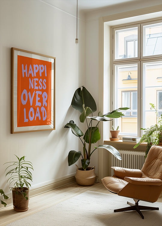 Happiness overload Plakat - Posterbox