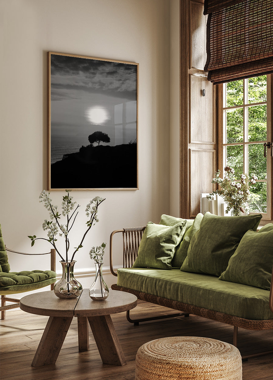 One Tree At Sunset Plakat - Posterbox.dk