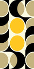 Retro Circles Dance - Posterbox
