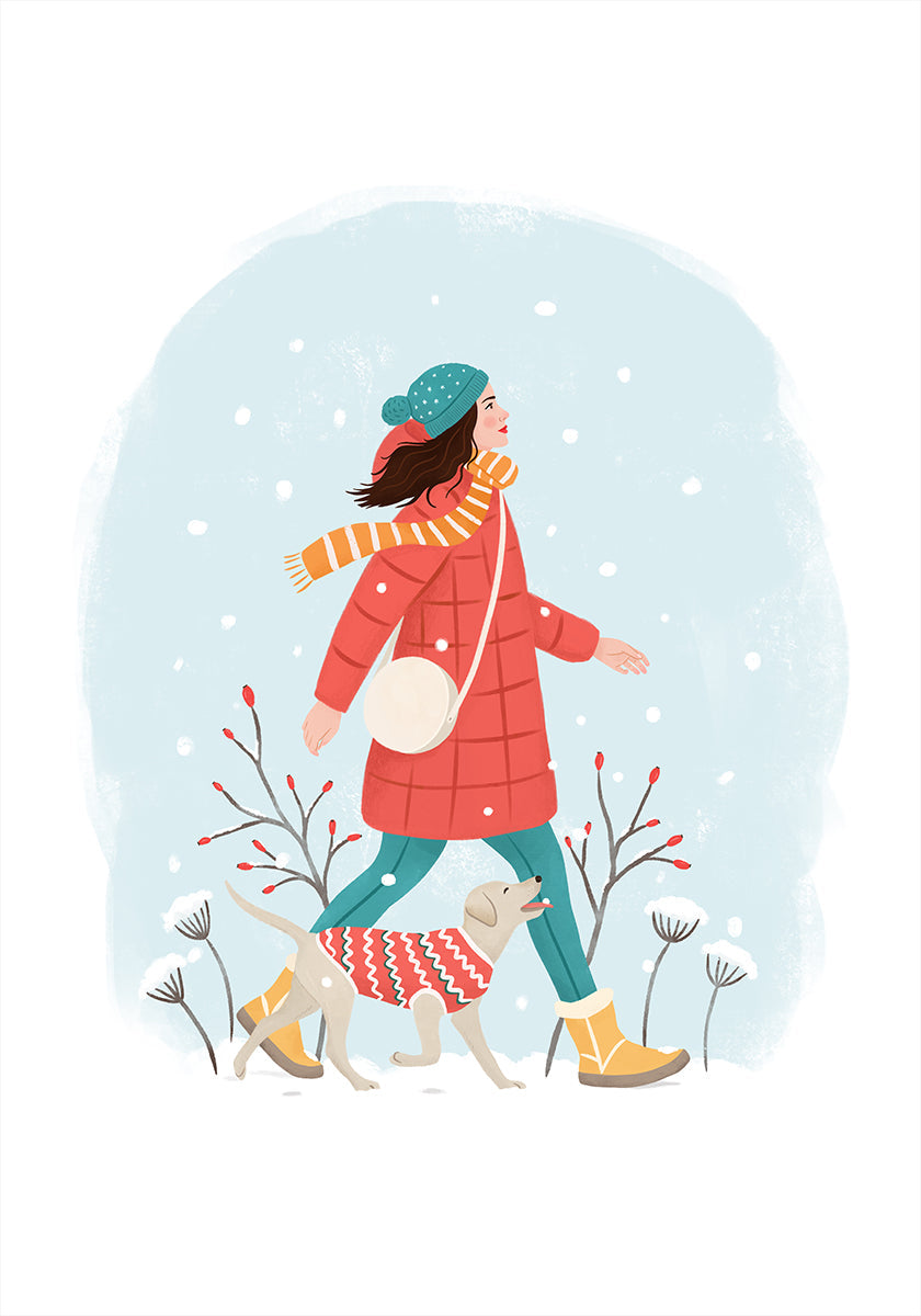 Winter Walk Plakat - Posterbox