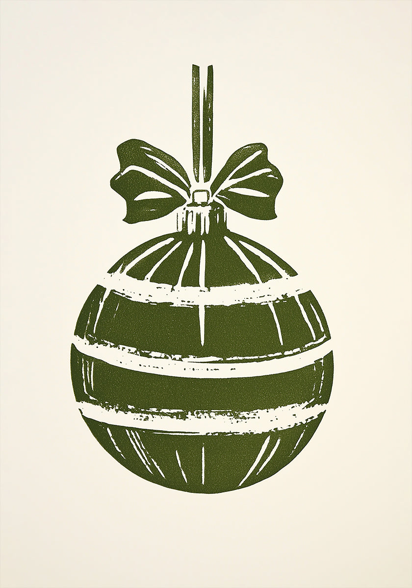 Christmas Ornament Green Plakat - Posterbox