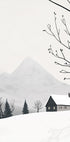 Winter Landscape House Snow Plakat - Posterbox