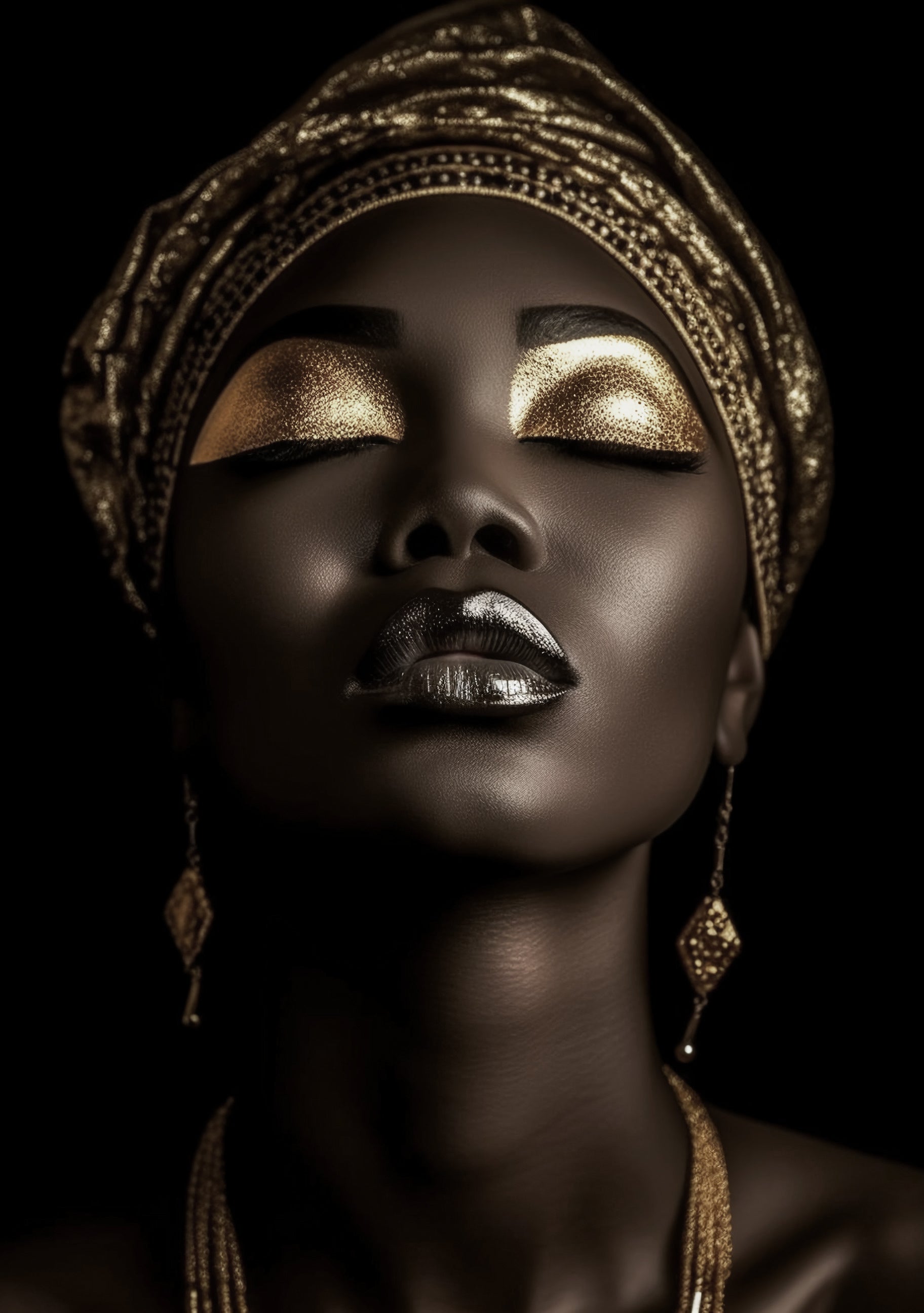 African Golden Beauty Plakat - Posterbox.dk