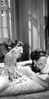 Audrey Hepburn Sleeping With Cat Plakat - Posterbox.dk