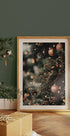 Christmas Tree with Golden Lights Plakat - Posterbox.dk
