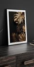 Golden Monstera & Palm Leaf II Plakat - Posterbox.dk