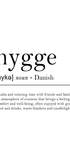 Hygge - A Danish Concept of Comfort Plakat - Posterbox.dk