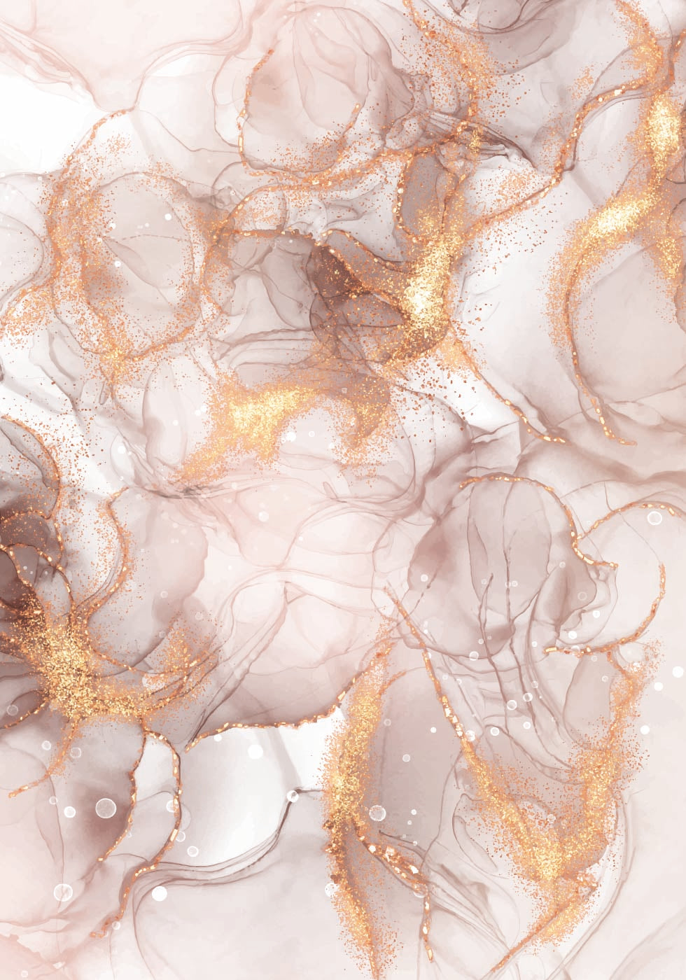 Marble with Gold №1 Plakat - Posterbox.dk