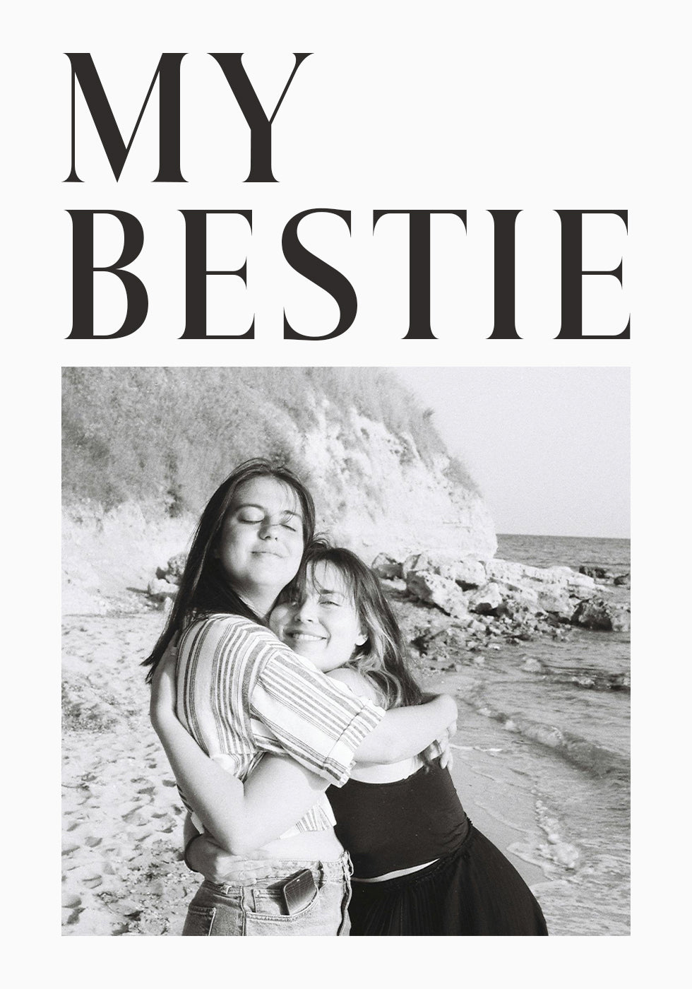 My Best Friend Personalized Photo Plakat - Posterbox