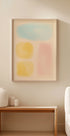 Pastel Watercolor Shapes Plakat - Posterbox
