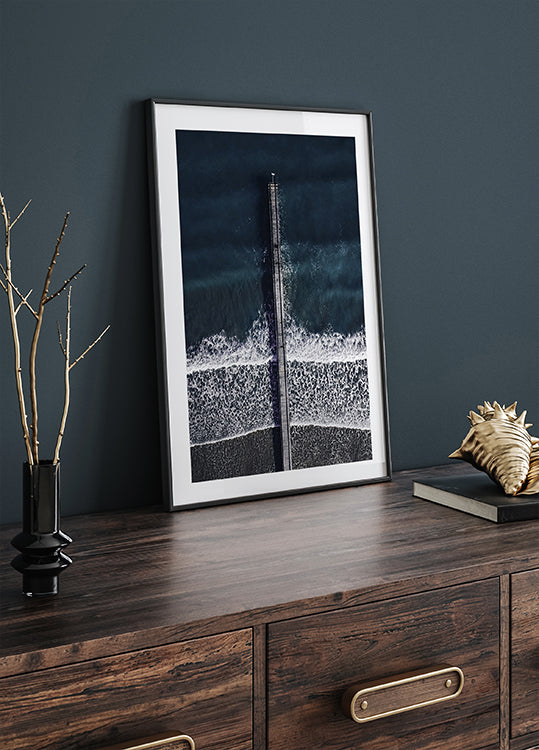 Pier Over Turquoise Waters Plakat - Posterbox.dk