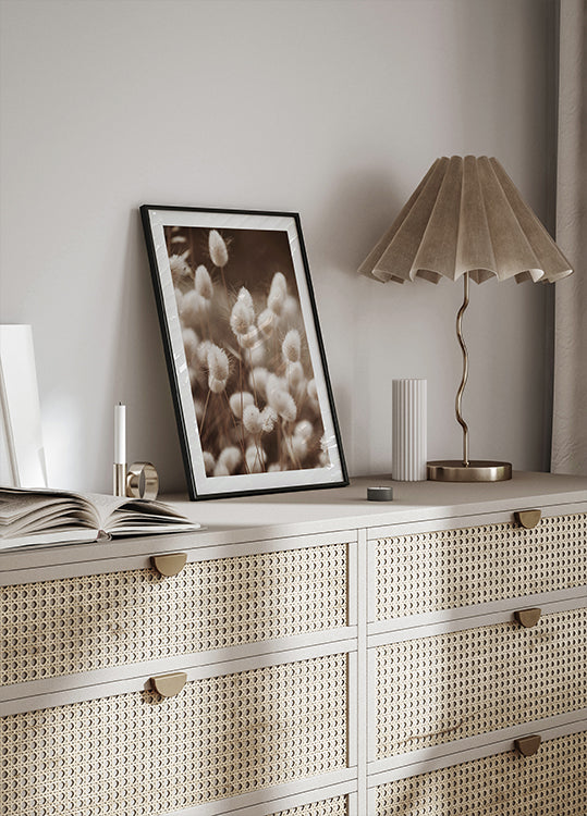 Soft Elegance of Lagurus Plakat - Posterbox.dk