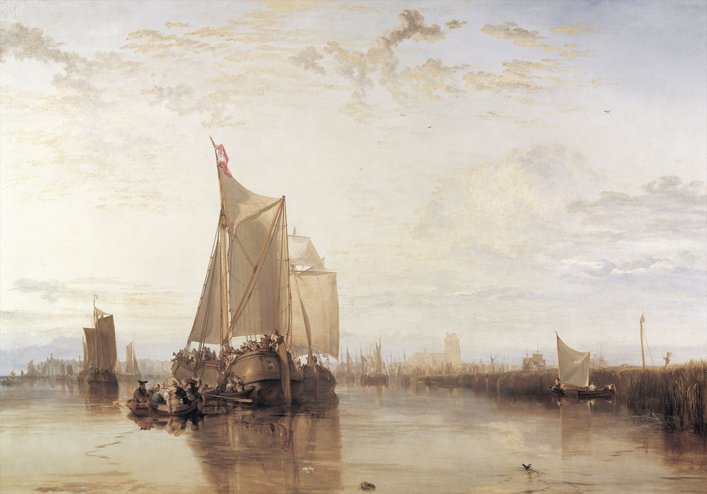 The Dort Packet-Boat from Rotterdam Plakat - Posterbox.dk