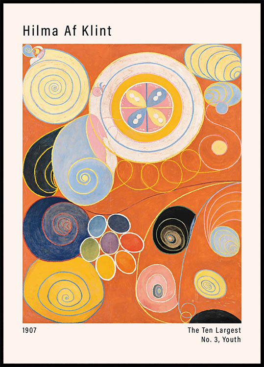 The Ten Largest, No. 3, Youth by Hilma af Klint Plakat - Posterbox.dk