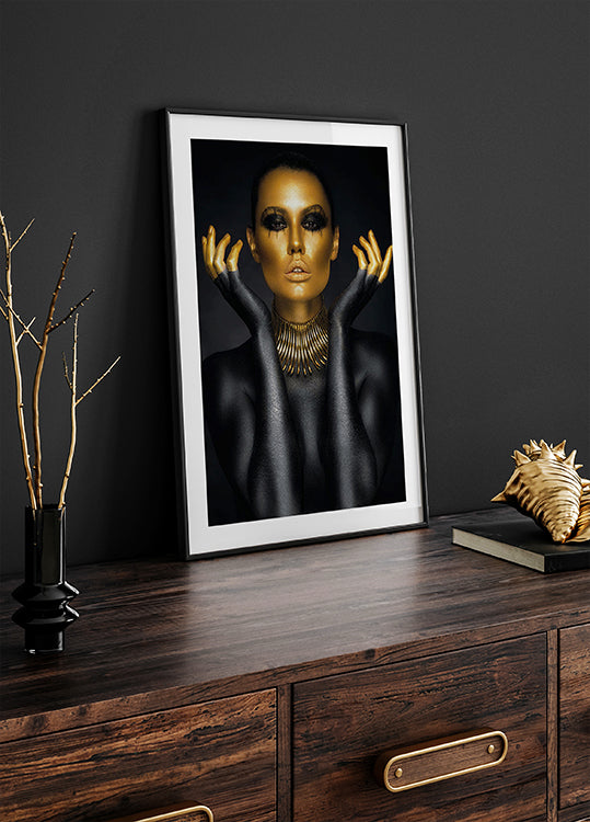 Woman in Gold Portrait Plakat - Posterbox.dk