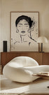 Woman Ink Portrait Plakat - Posterbox