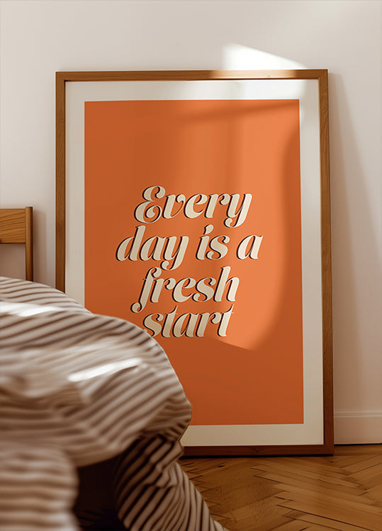 Fresh Start Plakat - Posterbox