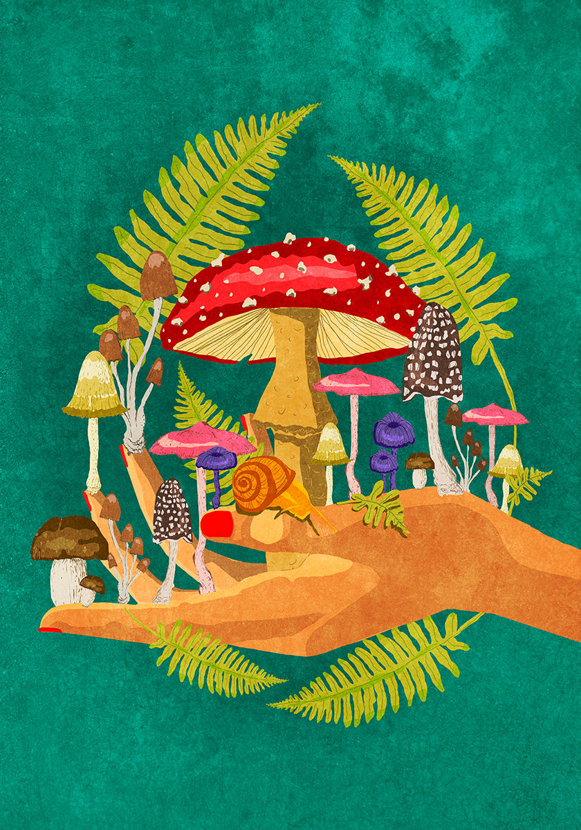My Mushroom Cosmos Plakat - Posterbox