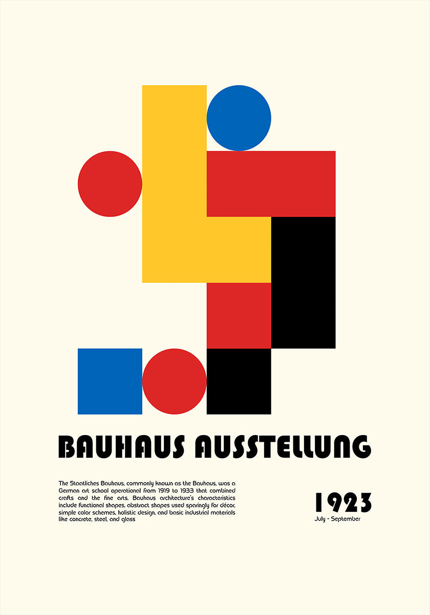 Bauhaus Ausstellung Plakat - Posterbox