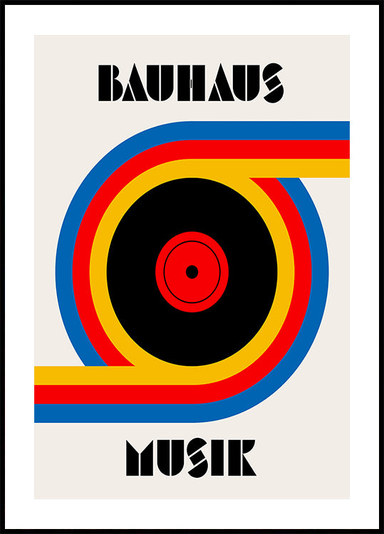 Bauhaus Musik Vinyl Plakat - Posterbox