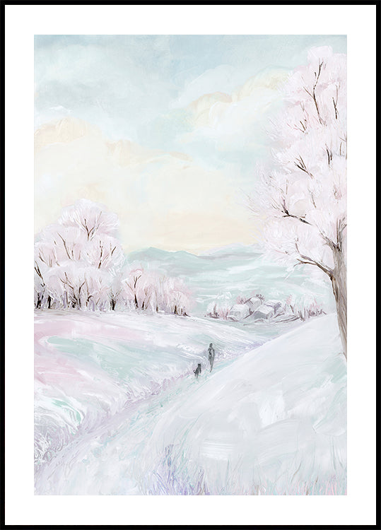 The winter stroll Plakat - Posterbox