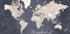 Wanderlust world map Glyn Plakat - Posterbox