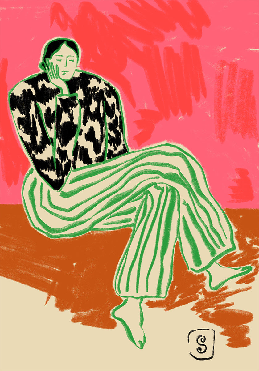 Calm Woman Portrait - Posterbox