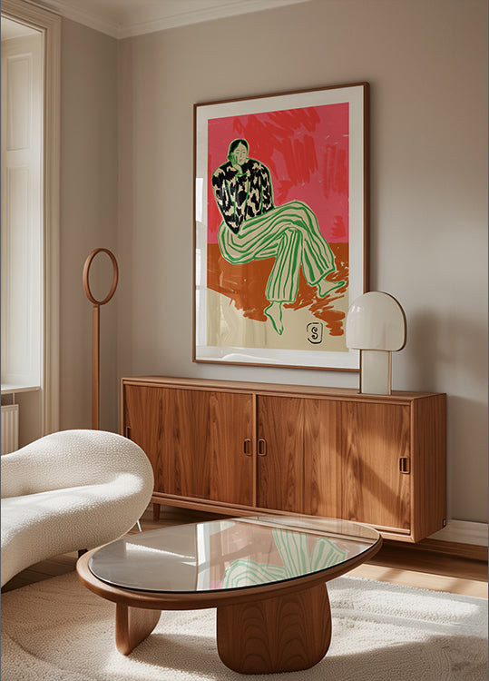 Calm Woman Portrait - Posterbox