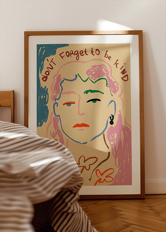 Don’t forget to be kind - Posterbox