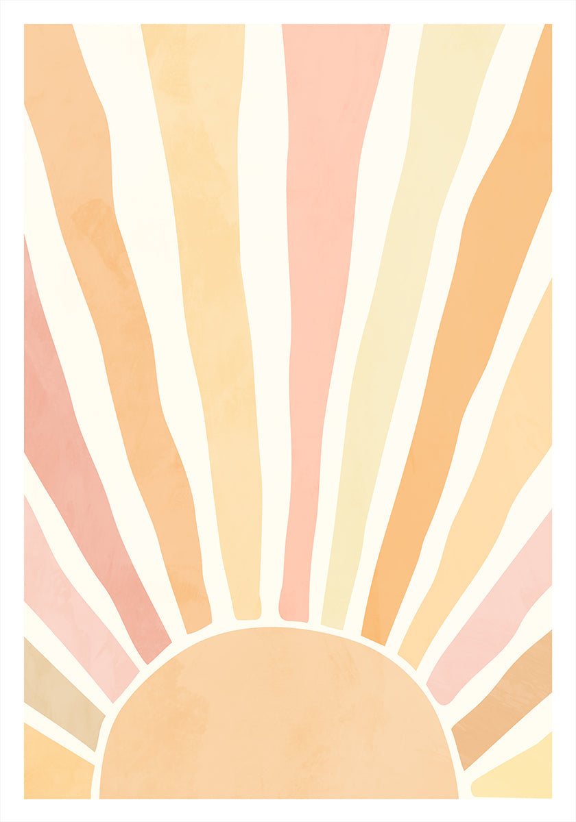 Boho sunrise Plakat - Posterbox
