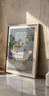 Lion takes a bath Plakat - Posterbox