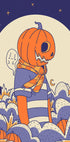 Pumpkin and ghost Plakat - Posterbox