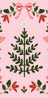 Pink Christmas Tree Plakat - Posterbox