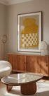 Golden Checkered Form - Posterbox