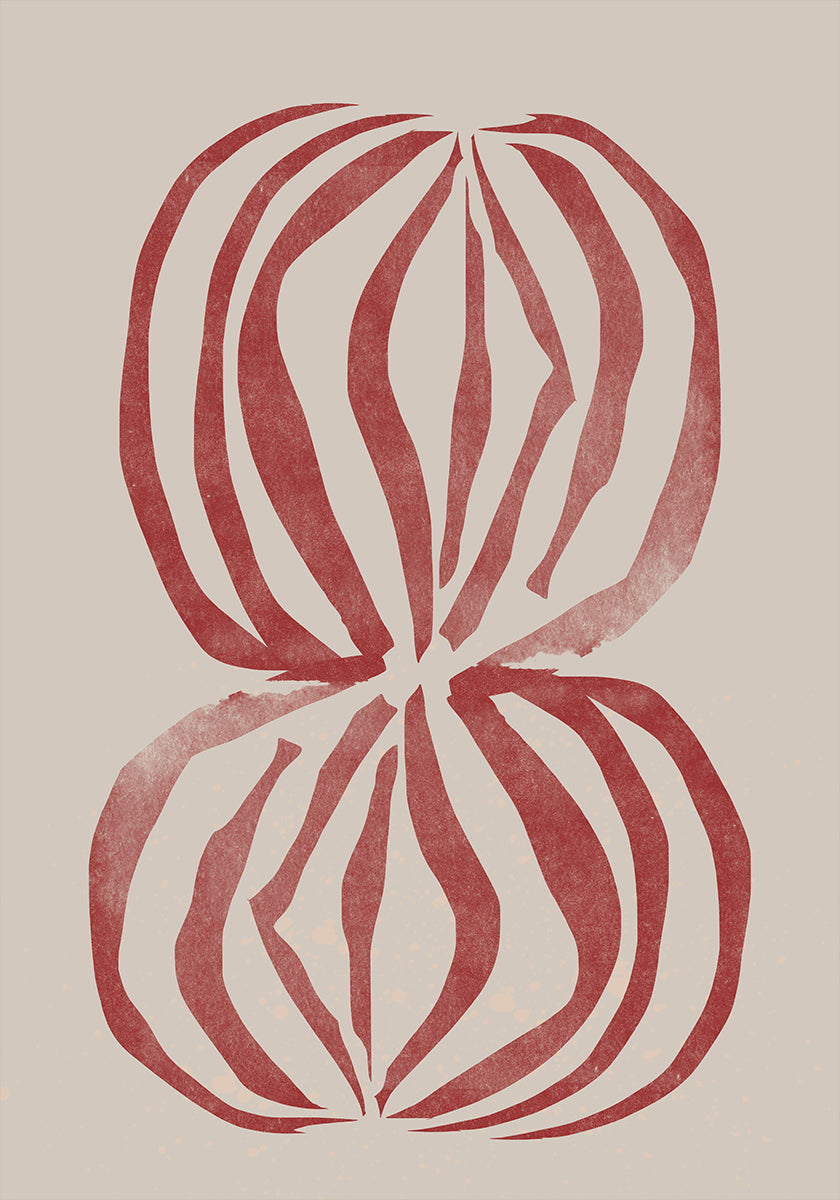 Crimson Echoforms Plakat - Posterbox