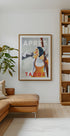 Apres Ski Lake Tahoe Vintage Pin Up Art Plakat - Posterbox