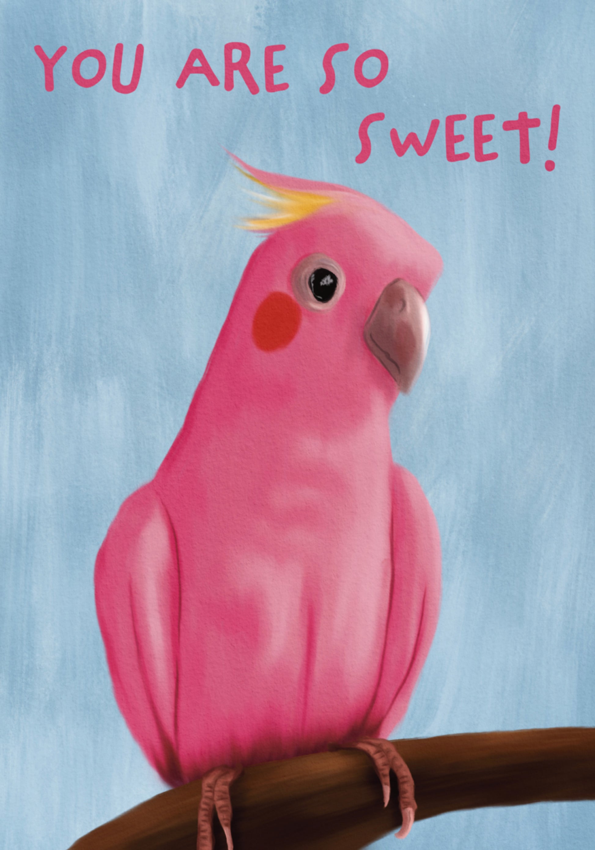 Süße rosa Galah